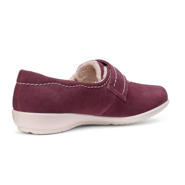 Hotter Toasty Slippers Dark Cherry