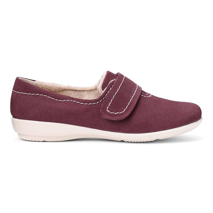 hotter Toasty Slippers Dark Cherry