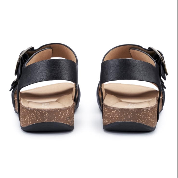 Hotter Tourist II Sandals Black