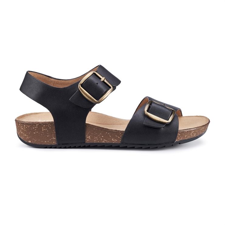 hotter Tourist II Sandals Black