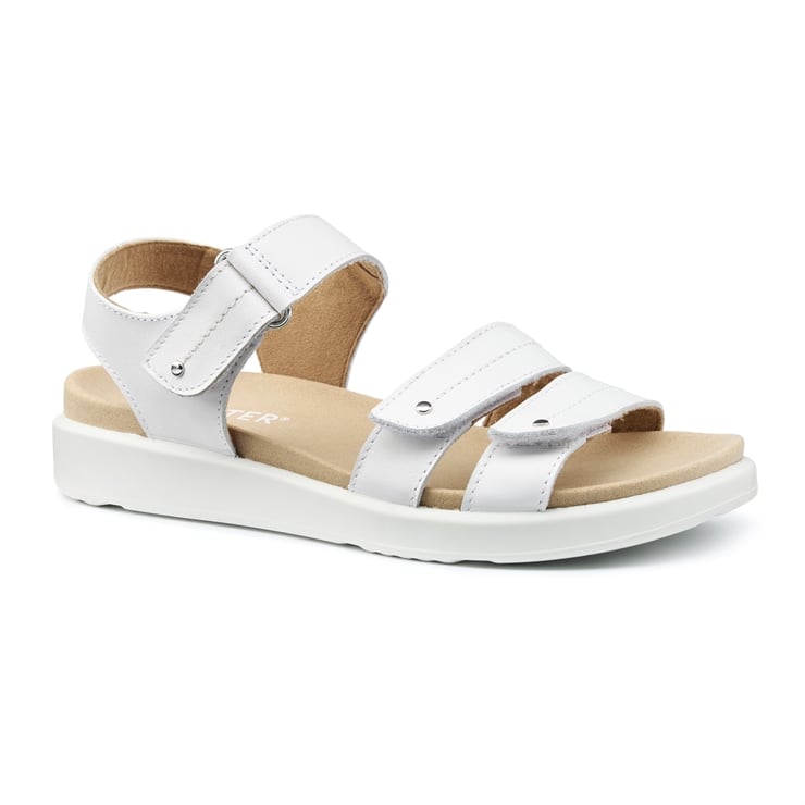 Hotter Venice Sandals Brilliant White