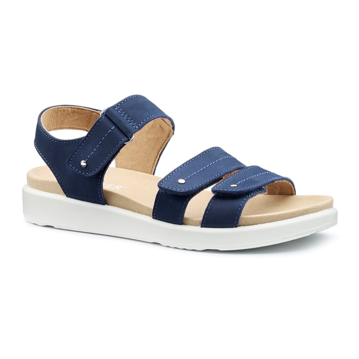 Hotter Venice Sandals French Navy