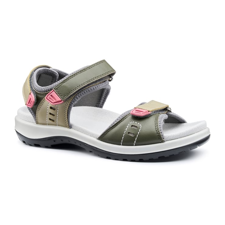 Hotter Walk II Sandals Khaki / Moss