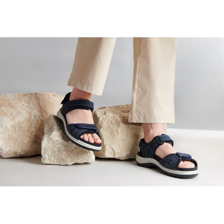 Hotter Walk II Sandals Navy