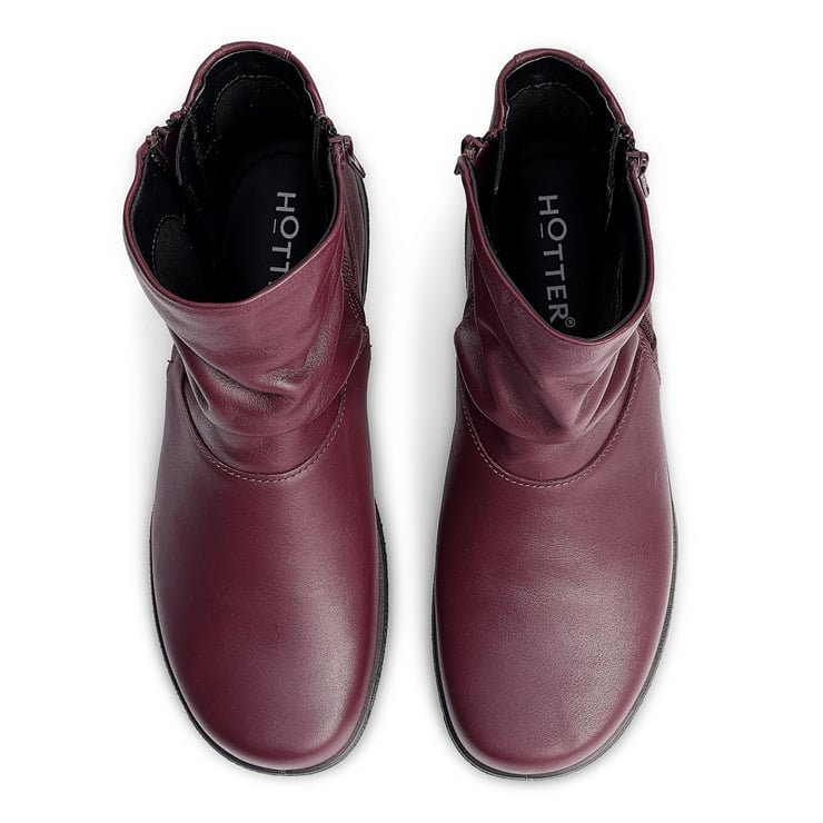 Hotter Whisper Boots Dark Cherry