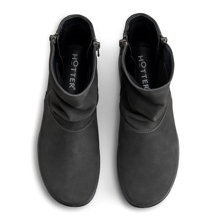 Hotter Whisper Boots Dark Grey