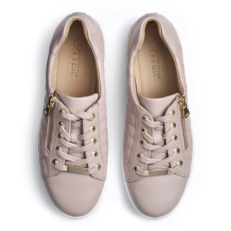 Hotter Wonder Trainers Light Mink