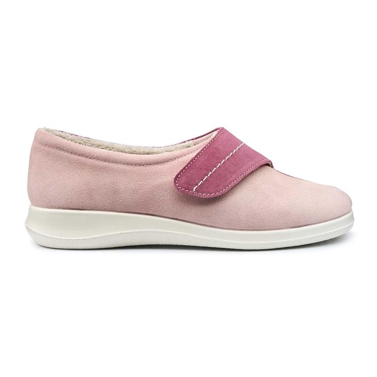 hotter Wrap Slippers Dark Rose / Soft Pink
