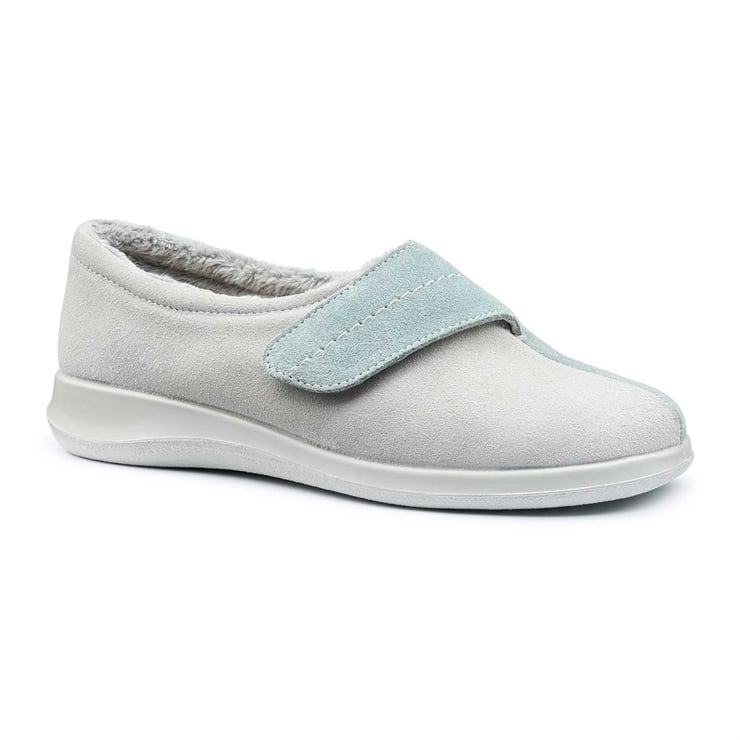 Hotter Wrap Slippers Sage / Soft Grey