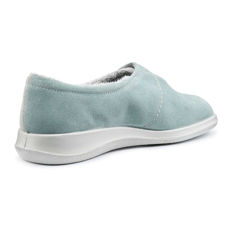 Hotter Wrap Slippers Sage / Soft Grey