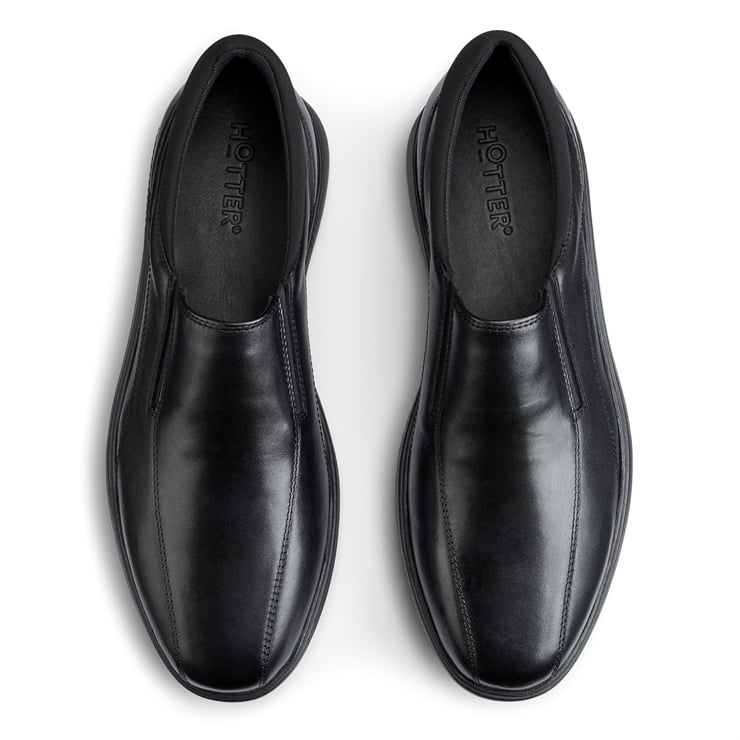 Hotter Xavier Shoes Black