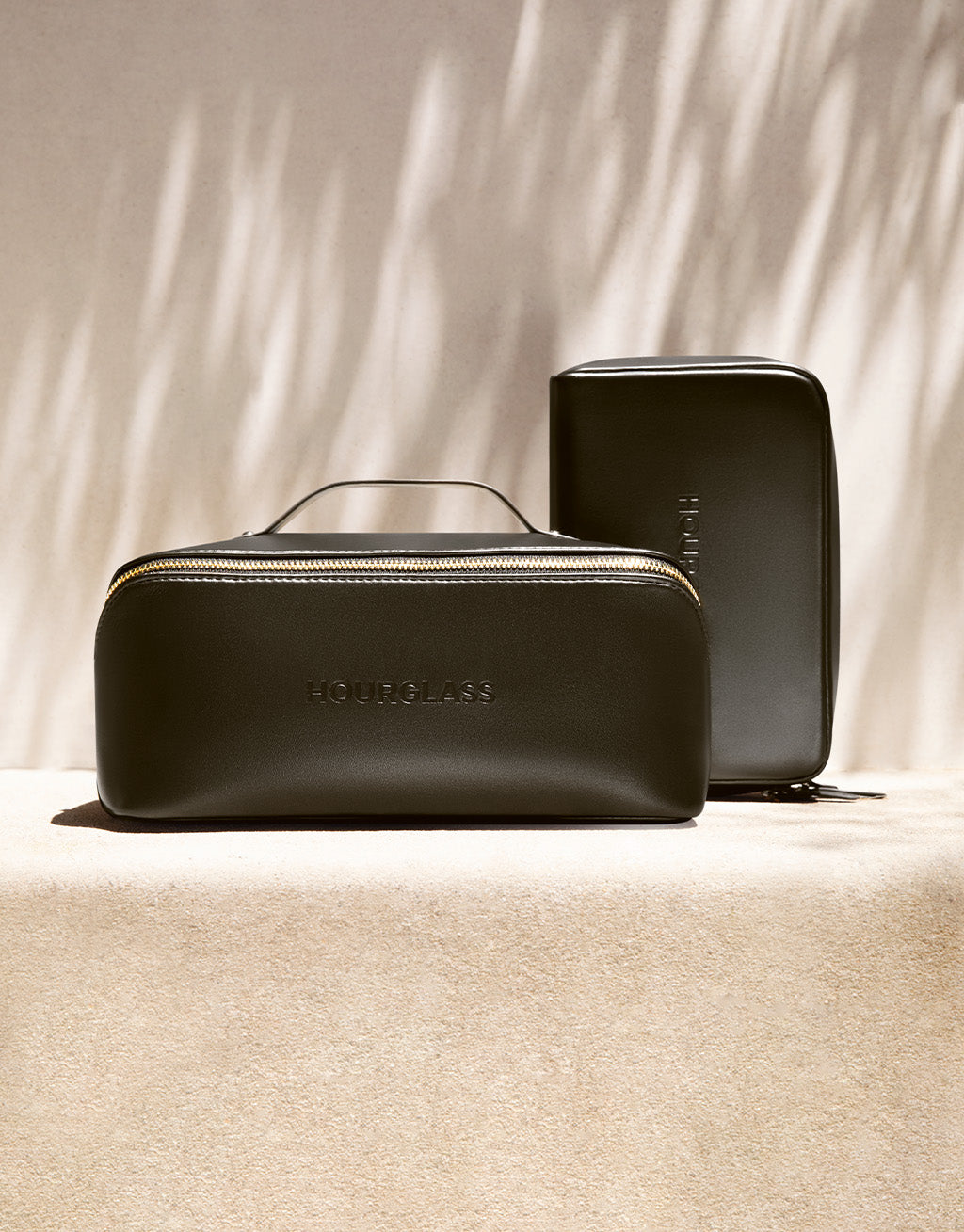 Hourglass Vegan Leather Cosmetic Bag