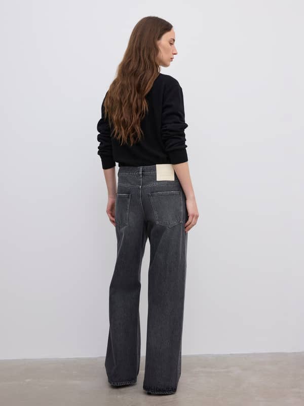 House Of Dagmar Denim Baggy Fit Denim Vintage Black