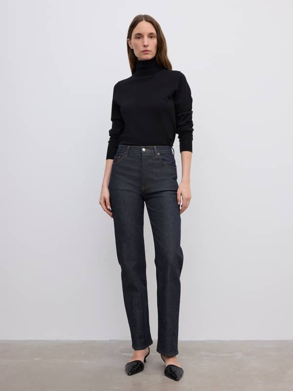 house of dagmar Denim Straight leg denim Raw Blue