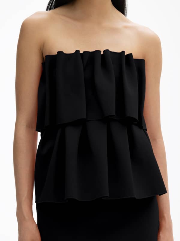 House Of Dagmar Dresses Sculpted Slim Dress Black