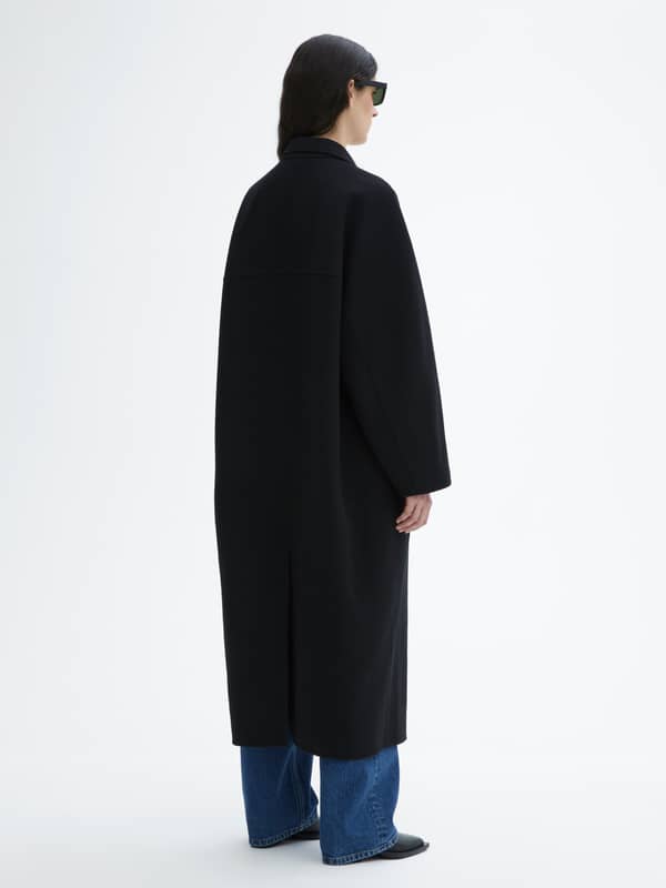 House Of Dagmar Outerwear Doublé Coat Black