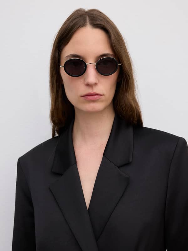 House Of Dagmar Sunglasses Round Sunglasses Black