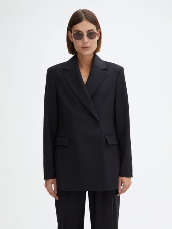 House Of Dagmar Sunglasses Rounded Sunglasses Gold