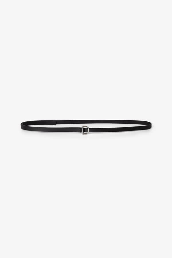 House Of Dagmar Thin Dagmar Belt Black/Silver