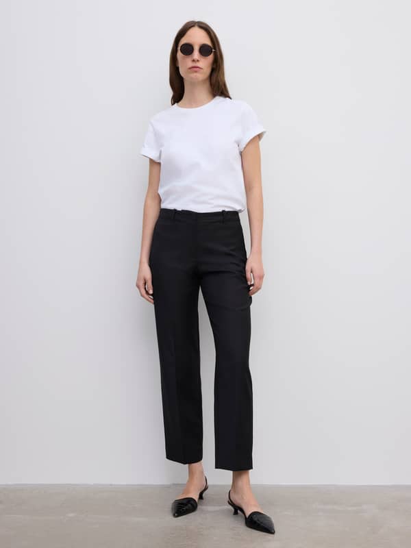 house of dagmar Trousers Cropped trousers Black