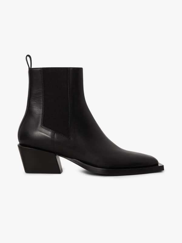 House Of Dagmar Shoes Square Toe Chelsea Boots Black