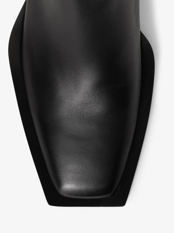 House Of Dagmar Shoes Square Toe Chelsea Boots Black