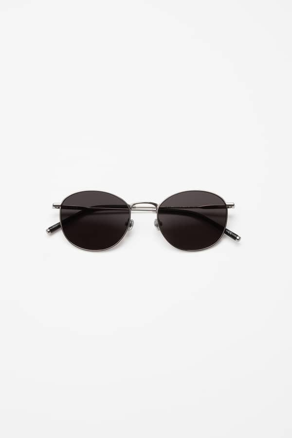 House Of Dagmar Sunglasses Rounded Sunglasses Silver