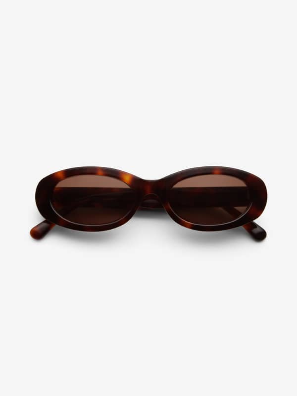 house of dagmar Sunglasses Wide oval sunglasses Havana