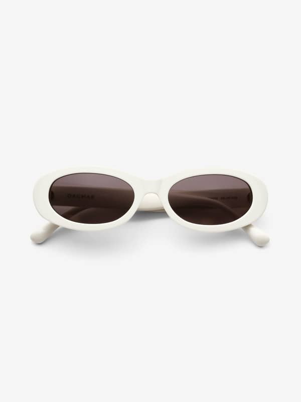 house of dagmar Sunglasses Wide oval sunglasses White