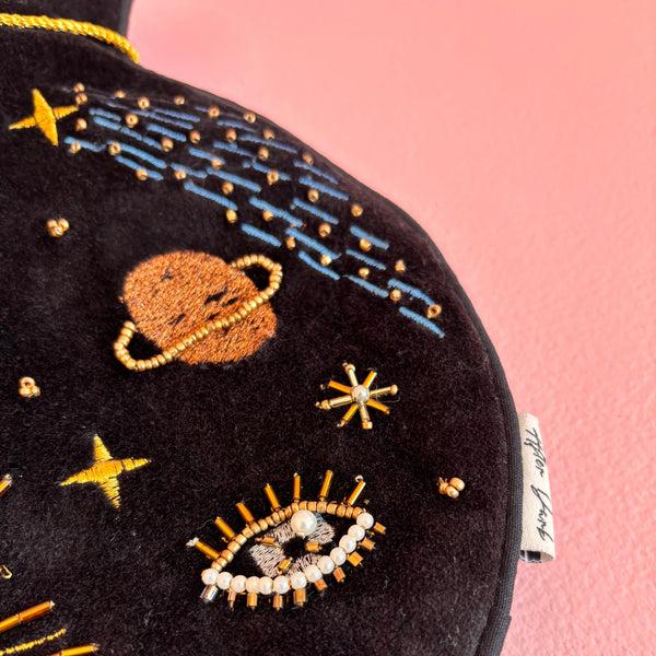 House Of Disaster After Dark Black Hot Water Bottle