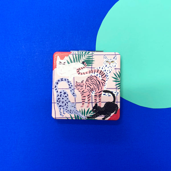 House Of Disaster Catnip 'Cute But Psycho' Compact Mirror