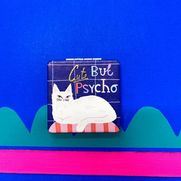 house of disaster Catnip 'Cute But Psycho' Compact Mirror