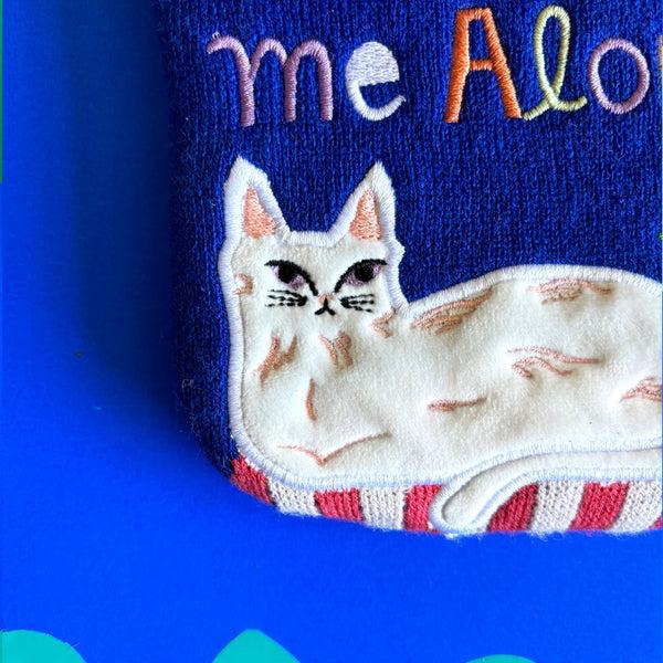 House Of Disaster Catnip Hot Water Bottle 'Leave Me Alone'