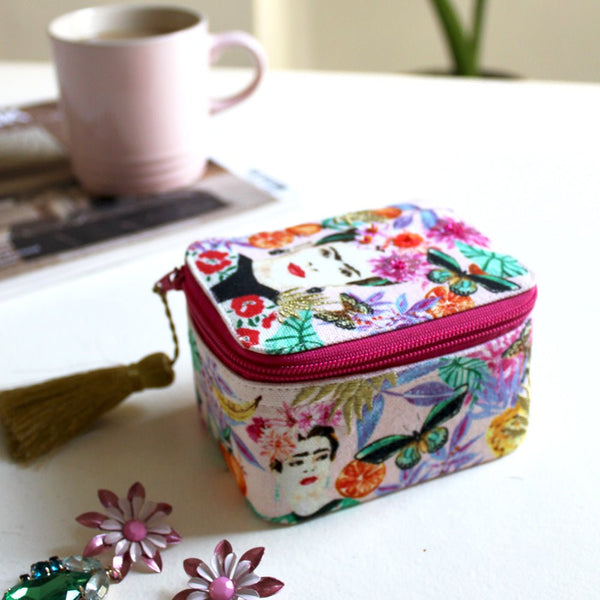 House Of Disaster Embroidered Frida Kahlo Trinket Box