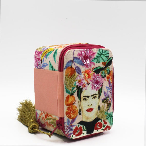House Of Disaster Embroidered Frida Kahlo Trinket Box