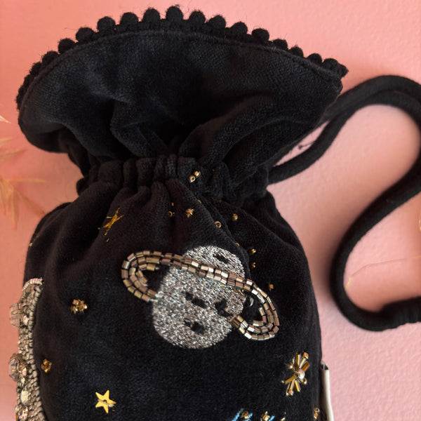 House Of Disaster After Dark Black Pouch