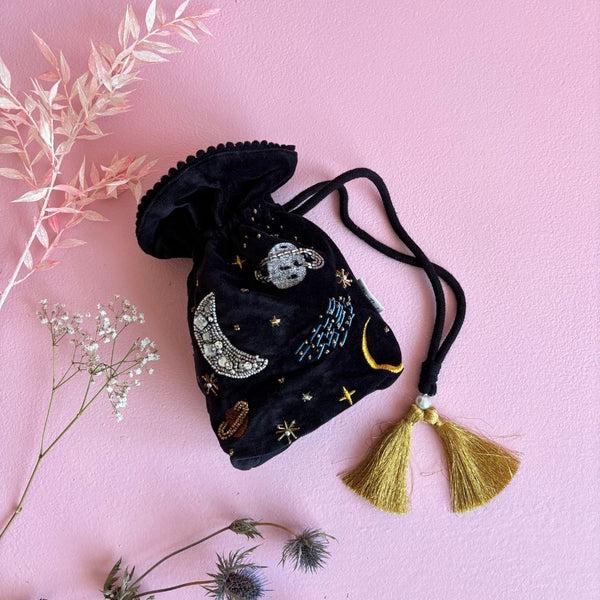 house of disaster After Dark Black Pouch