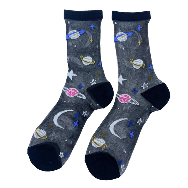 House Of Disaster After Dark Sheer Socks