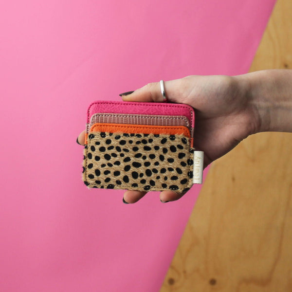 House Of Disaster Animal Cheetah Card Holder