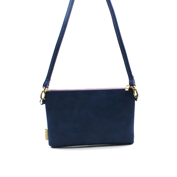 House Of Disaster Animal Print Gold Clutch Bag