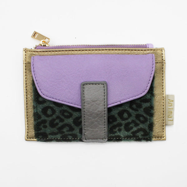 House Of Disaster Animal Print Lilac Purse