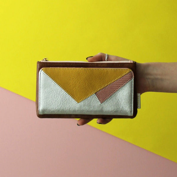 house of disaster Animal Print Silver Wallet