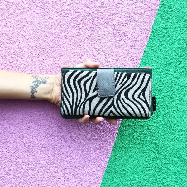 House Of Disaster Animal Print Zebra Wallet