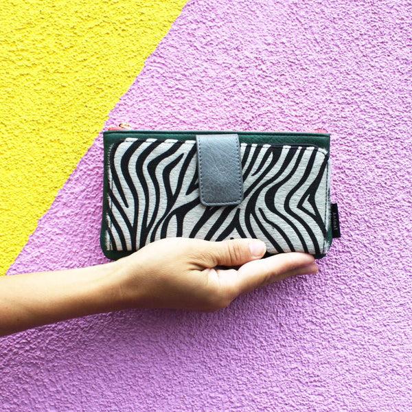 house of disaster Animal Print Zebra Wallet