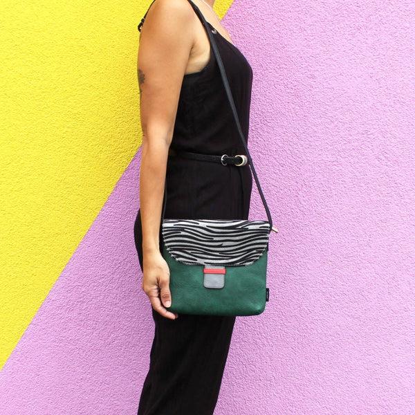 House Of Disaster Animal Zebra Print Mini Bag