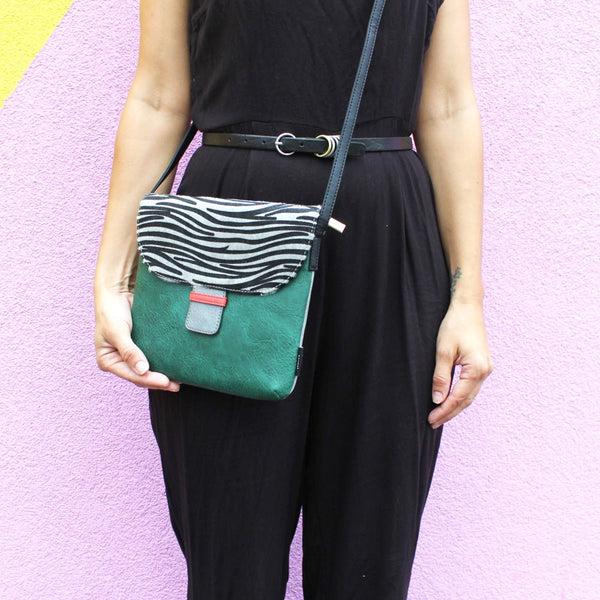 House Of Disaster Animal Zebra Print Mini Bag