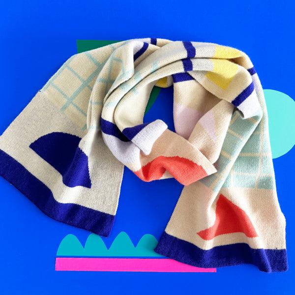 House Of Disaster Bloc Abstract Scarf