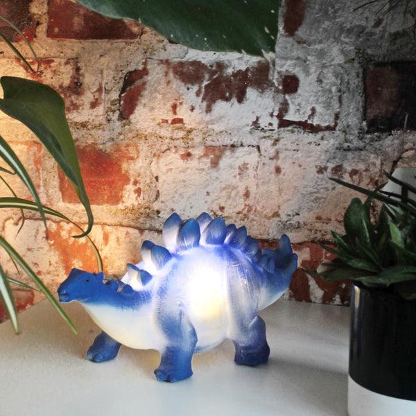 house of disaster Blue Stegosaurus Mini Led Lamp