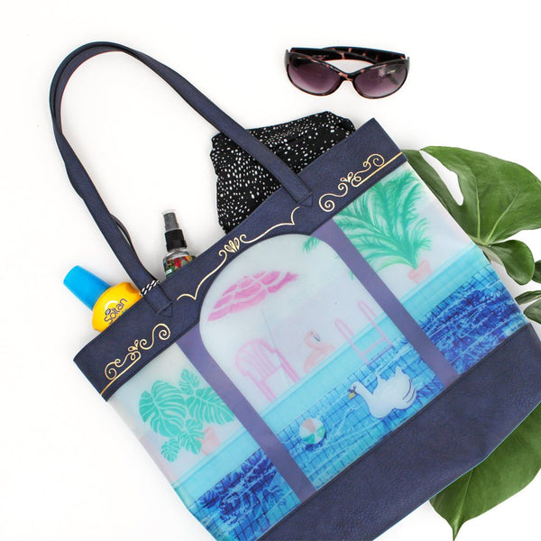 house of disaster Boulevard Beach Tote Bag