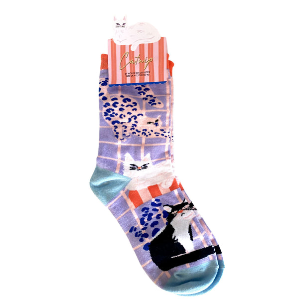 House Of Disaster Catnip Bamboo Socks